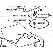Петля замка багажника 6462112070 для TOYOTA CORONA PREMIO AT210 4A-FE