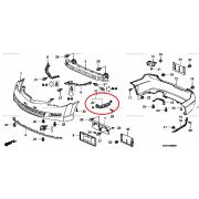 Кронштейн бампера 71193SNB003 для HONDA CIVIC FD1 R18A F R