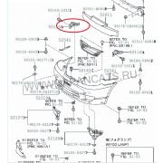 Кронштейн бампера 5211512380 для TOYOTA COROLLA NZE120 2NZ-FE F R